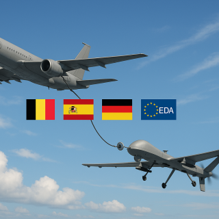 La Belgique collabore avec l’Espagne, l’Allemagne et l’EDA sur des essais de ravitaillement en vol de drones La Belgique collabore avec l’Espagne, l’Allemagne et l’EDA sur des essais de ravitaillement en vol de drones